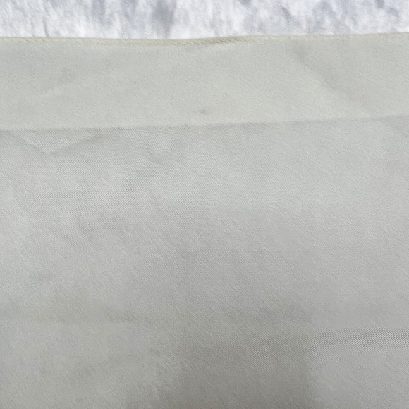 Vintage Ivory Square Scarf Handkerchief - Picture 7 of 7